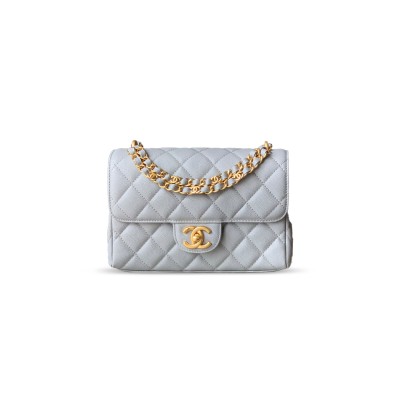 CHANE CAVIAR WALLET ON CHAIN 321495 (22*14*6.5cm)
